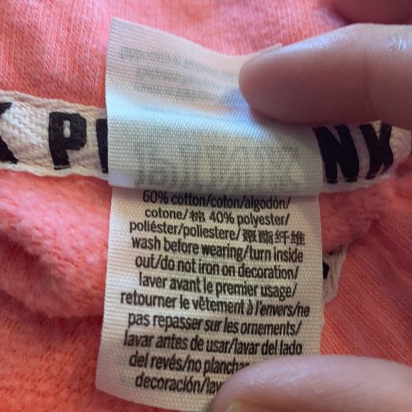 Victoria’s Secret VS PINK Pink Ombre Logo Pullover - Picture 9 of 9